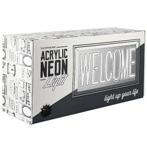 Enseigne Neon - Welcome Blanc-BERGERS BELGIUM Clearance