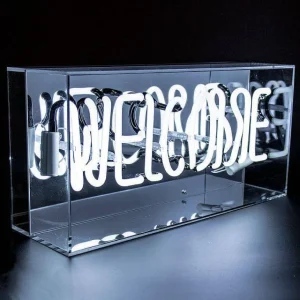 Enseigne Neon - Welcome Blanc-BERGERS BELGIUM Clearance