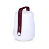 Lampe Rechargeable Balad H 25 Cm - Noir Cerise-FERMOB Cheap