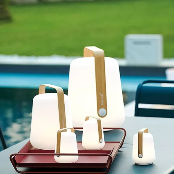 Lampe Rechargeable Balad H38 - Bamboo-FERMOB Fashion