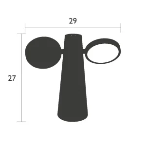 Oto Lampe A Poser Sans Fil H.27 Cm - Bleu Acapulco-FERMOB Outlet