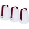 Set De 3 Mini Lampes Rechargeables - Noir Cerise-FERMOB Cheap