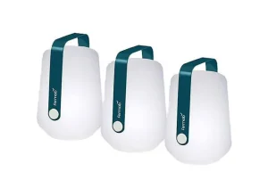 Set De 3 Mini Lampes Rechargeables - Bleu Acapulco-FERMOB Best Sale
