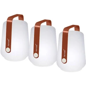 Set De 3 Mini Lampes Rechargeables - Ocre Rouge-FERMOB Best Sale