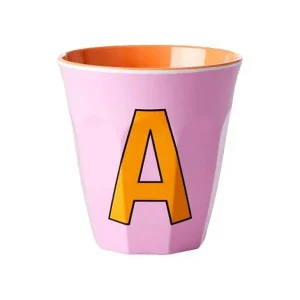 Gobelet Lettre Melamine - Toutes Les Lettres-RICE Shop