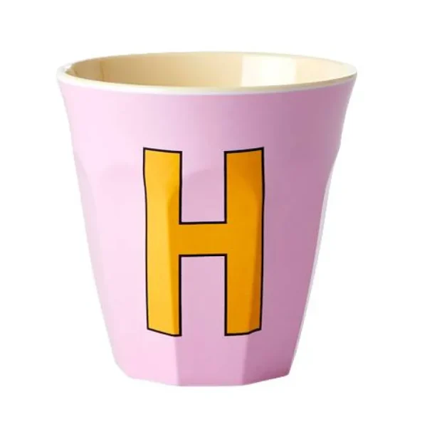 Gobelet Lettre Melamine - Toutes Les Lettres-RICE Shop