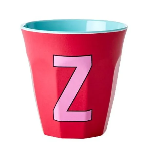 Gobelet Lettre Melamine - Toutes Les Lettres-RICE Shop