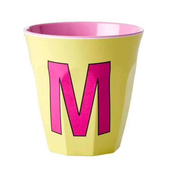Gobelet Lettre Melamine - Toutes Les Lettres-RICE Shop