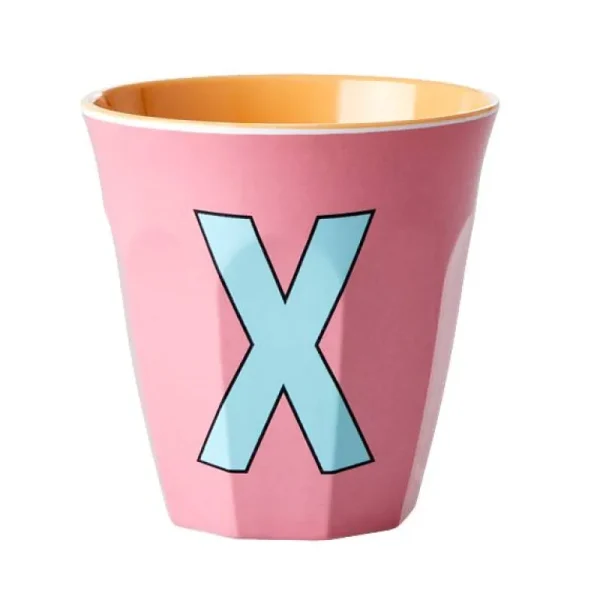 Gobelet Lettre Melamine - Toutes Les Lettres-RICE Shop