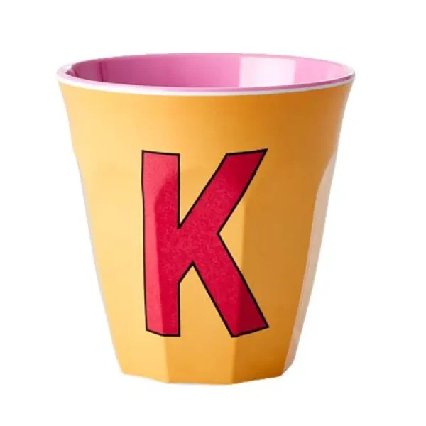 Gobelet Lettre Melamine - Toutes Les Lettres-RICE Shop