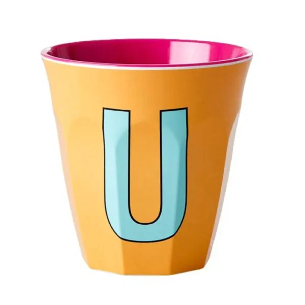 Gobelet Lettre Melamine - Toutes Les Lettres-RICE Shop