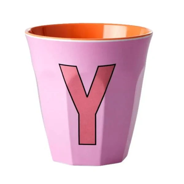 Gobelet Lettre Melamine - Toutes Les Lettres-RICE Shop