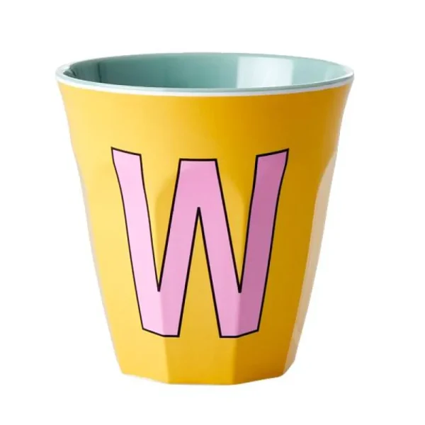 Gobelet Lettre Melamine - Toutes Les Lettres-RICE Shop