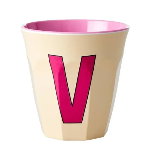 Gobelet Lettre Melamine - Toutes Les Lettres-RICE Shop