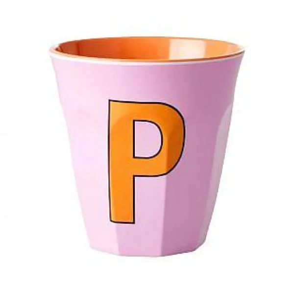 Gobelet Lettre Melamine - Toutes Les Lettres-RICE Shop
