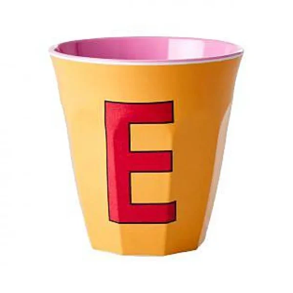 Gobelet Lettre Melamine - Toutes Les Lettres-RICE Shop