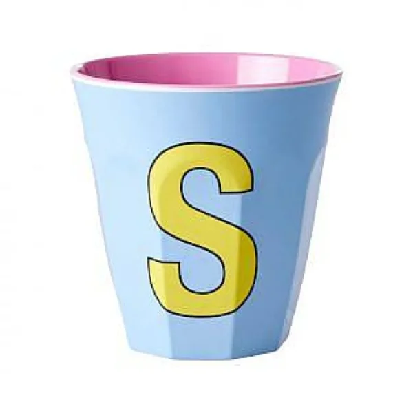 Gobelet Lettre Melamine - Toutes Les Lettres-RICE Shop