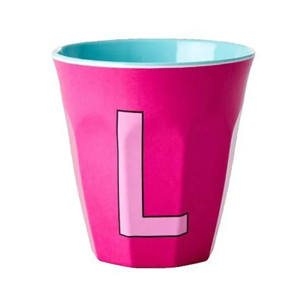 Gobelet Lettre Melamine - Toutes Les Lettres-RICE Shop