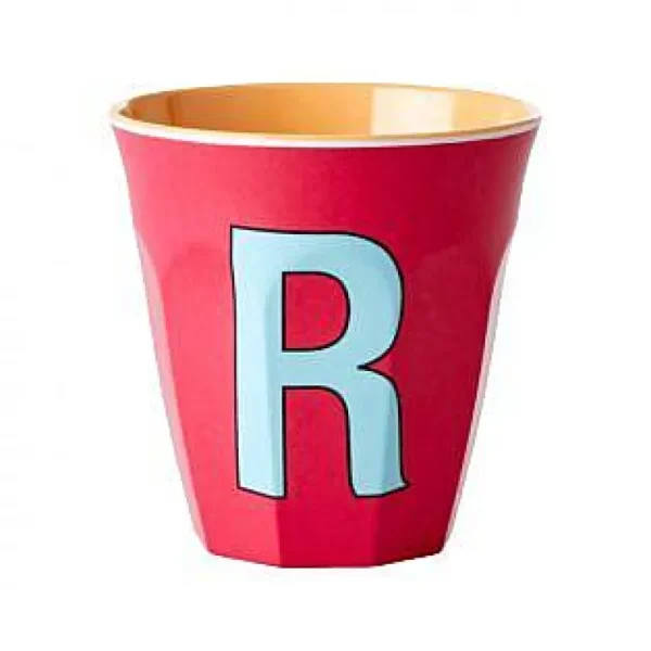 Gobelet Lettre Melamine - Toutes Les Lettres-RICE Shop