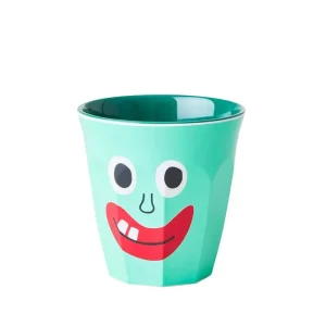 Gobelet Melamine Visage - Menthe O 9 Cm-RICE Online