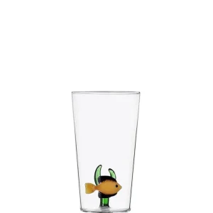 Ichendorf Verre Longdrink Poisson Jaune - Corail Vert-CORRADO CORRADI Fashion