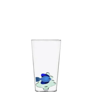 Ichendorf Verre Longdrink Poisson Bleu - Corail Vert-CORRADO CORRADI Best Sale