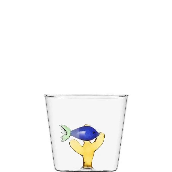 Ichendorf Verre Poisson Bleu - Corail Ambre-CORRADO CORRADI Discount