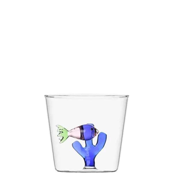 Ichendorf Verre Poisson Corail Bleu-CORRADO CORRADI Best