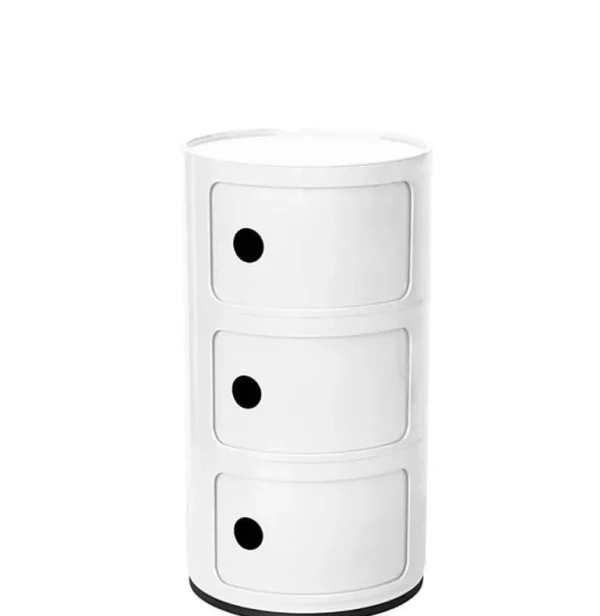 Rangement Componibili 3 Tiroirs - Blanc-KARTELL Best Sale