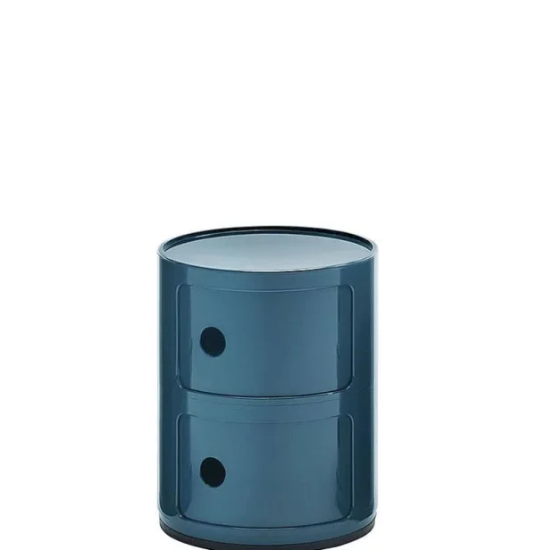 Rangement Componibili 2 Tiroirs - Bleu Canard-KARTELL Shop