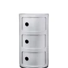 Rangement Componibili 3 Tiroirs - Argent-KARTELL Cheap