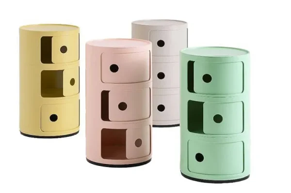 Rangement Componibili Bio 3 Tiroirs - Creme-KARTELL Discount