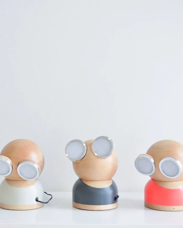 Lampe Bois Mr Watt Google-KUBBICK Cheap