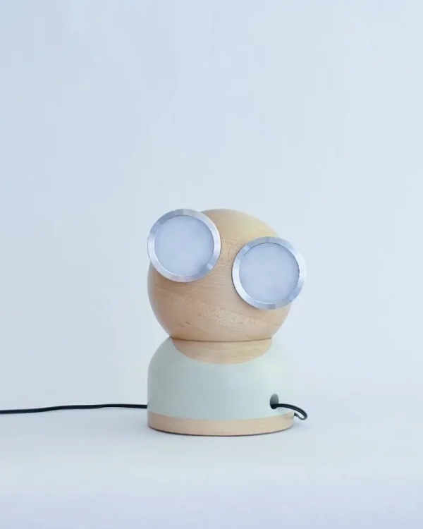 Lampe Bois Mr Watt Google-KUBBICK Cheap