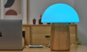 Lampe Champignon Alice Blanche Large- H 32 Cm-GINGKO Cheap