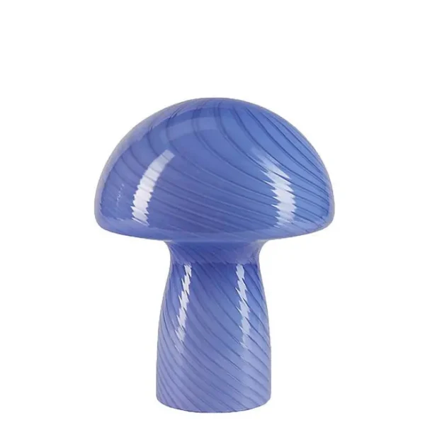 Lampe Champignon H.23 Cm - Bleu-COZY LIVING Cheap