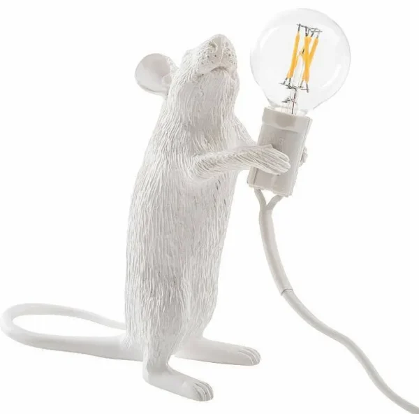 Lampe De Table Souris Debout - H 14,5 Cm-SELETTI New