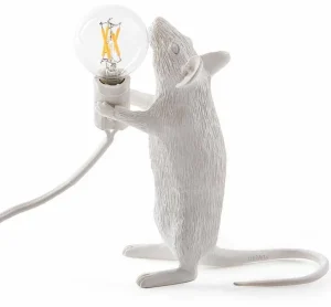 Lampe De Table Souris Debout - H 14,5 Cm-SELETTI New