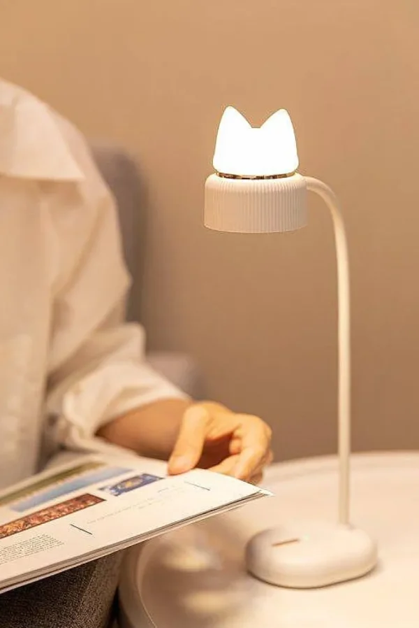 Lampe Led & Veilleuse Chat - Blanc-KELYS Best Sale