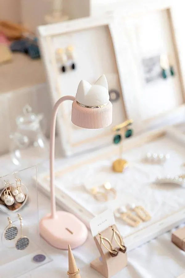 Lampe Led & Veilleuse Chat - Rose-KELYS Best Sale
