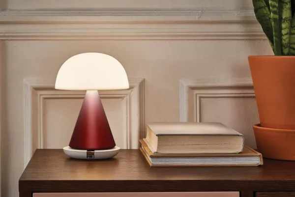 Lampe Led Portable Mina L 17 Cm - Rouge Fonce-LEXON Sale