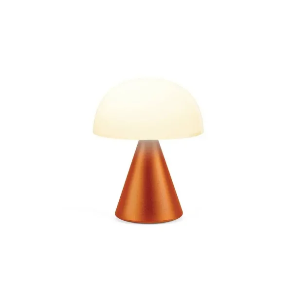 Lampe Led Portable Mina L 17 Cm - Orange-LEXON New