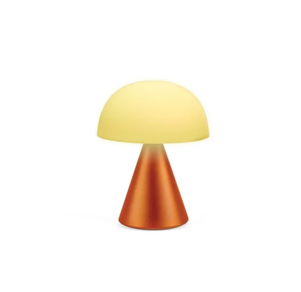 Lampe Led Portable Mina L 17 Cm - Orange-LEXON New