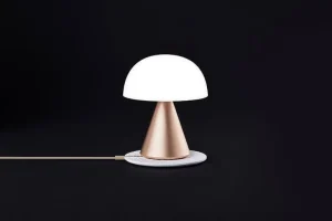 Lampe Led Portable Mina M 11Cm - Soft Gold-LEXON Fashion