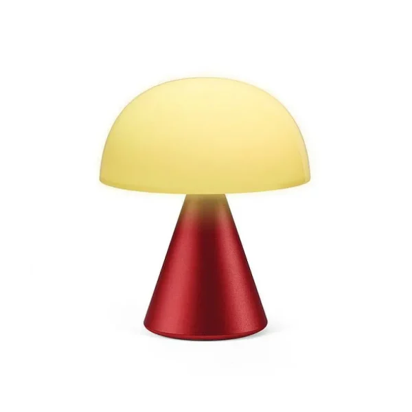 Lampe Led Portable Mina M 11Cm - Rouge Fonce-LEXON Store