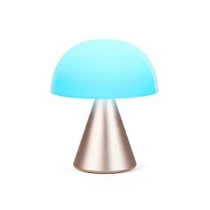 Lampe Led Portable Mina M 11Cm - Soft Gold-LEXON Fashion