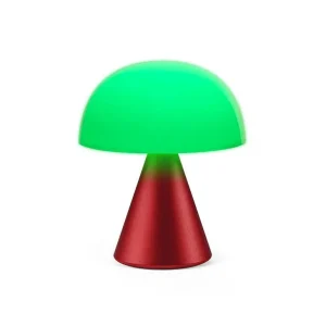 Lampe Led Portable Mina M 11Cm - Rouge Fonce-LEXON Store