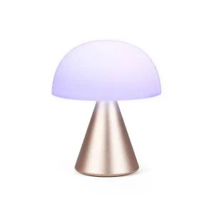 Lampe Led Portable Mina M 11Cm - Soft Gold-LEXON Fashion