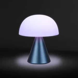 Lampe Led Portable Mina M 11Cm - Bleu Fonce-LEXON Store