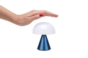 Lampe Led Portable Mina M 11Cm - Bleu Fonce-LEXON Store